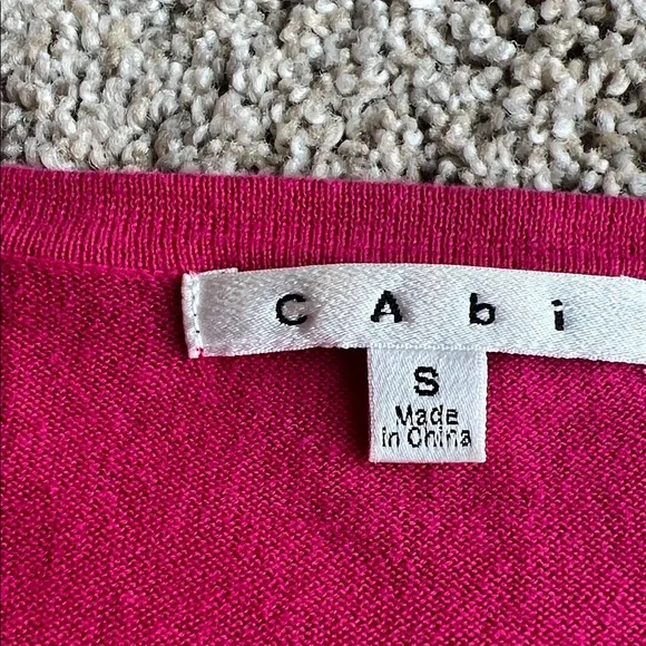 CAbi Pink Cardigan Sweater S VGUC - Picture 7 of 7